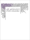 An Apology for Idlers (eBook)